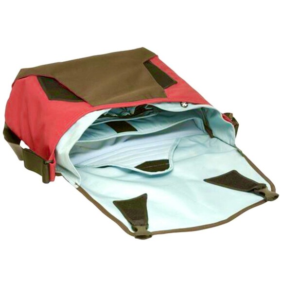Crumpler Dreadful Considerable Embarrassment Laptop Messenger Bag Brown Red Blue - Picture 3 of 12